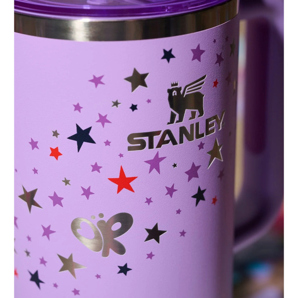 Stanley Purple Olivia Rodrigo Tumbler Flowstate Purple Quencher 40 Oz NEW in Box - Picture 3 of 4